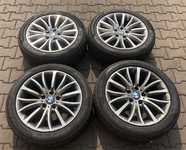 Alu kolo originál BMW 8x18" ET30, 5x120x72.5 a Pirelli Winter 240 SottoZero II 245/45 R18 100V XL * RFT 20%