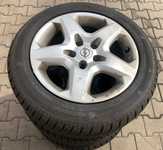 Plechový disk OPEL 6.5x16" ET39, 5x110x65 a Kormoran SnowPro B2 205/55 R16 94H XL 95% + Poklice