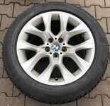 Alu kolo originál BMW X5 9x19" ET48, 5x120x74 a Continental WinterContact TS830 P 255/50 R19 107V * RFT 90%