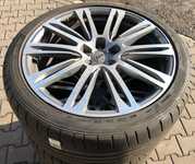 Alu kolo originál AUDI 9x20" ET37, 5x112x66.5 a Dunlop SP Sport Maxx GT 275/35 R20 102Y XL RO1 20%