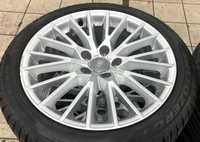 Alu kolo originál AUDI 8.5x18" ET50, 5x112x57 a Pirelli Winter 210 SottoZero III 245/40 R18 97V XL AO 90%