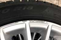 Alu kolo originál AUDI 8.5x18" ET50, 5x112x57 a Pirelli Winter 210 SottoZero III 245/40 R18 97V XL AO 90%