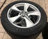 Alu kolo originál AUDI 9x20" ET33, 5x112x66.5 a Goodyear Eagle F1 Asymmetric 2 SUV 285/45 R20 112Y XL FR AO 100%