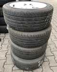 Alu kola PLATIN 7x15" ET35, 4x100x60 a Barum Bravuris 2 195/50 R15 82V 30%