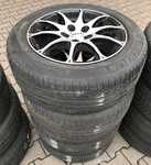 Alu kolo RIAL 7.5x16" ET48, 5x108x65 a Michelin Primacy HP 215/55 R16 93H 20%