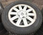 Alu kolo originál RENAULT 6.5x16" 5x108x60 ET50 a Dunlop Winter Sport 3D 225/55 R16 95H 30%