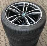 Alu kolo originál BMW X5 a X6 Přední 5x120x74 10x21" ET40 a Michelin Pilot Super Sport 285/35 R21 105Y XL * 98%, Zadní 5x120x74 11.5x21" ET38 a Michelin Pilot Super Sport 325/30 R21 108Y XL * 98% + čidla tlaku TPMS