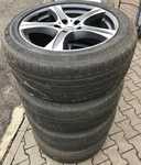 Alu kolo RONAL 9.5x20“ ET55, 5x130x71.5 a Continental CrossContact 265/50 R20 111V XL 10% 