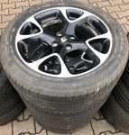 Alu kolo originál RENAULT 7x17“ ET44, 4x100x60 a Continental PremiumContact 2 205/55 R17 95H XL 40%