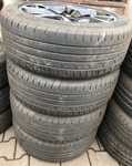 Alu kolo originál RENAULT 7x17“ ET44, 4x100x60 a Continental PremiumContact 2 205/55 R17 95H XL 40%