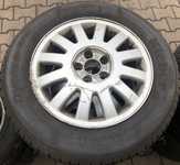 Alu kolo originál AUDI 6x15" ET38, 5x100x57 a Kleber Dynaxer HP3 195/65 R15 91H 70%