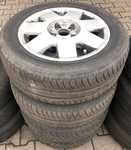 Alu kolo originál VW 6x14" ET43, 5x100x57 a Michelin Energy Saver 185/60 R14 82H 30%