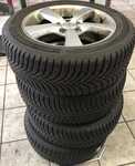 Alu kolo originál MAZDA 6.5x16“ ET52.5, 5x114.3x67 a Hankook WINTER ICEPT RS2 W452 205/55R16 91H 90%