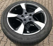 Alu kolo CMS 8x18" 5x115x70.2 ET48 a Hankook K115 Ventus Prime 2 245/45 R18 96W 70% + čidla tlaku TPMS