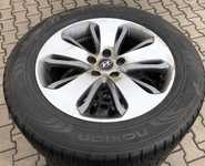 Alu kola originál HYUNDAI 7x18“ ET41, 5x114.3x67 a Nokian WR G2 235/60 R18 107V XL 30%