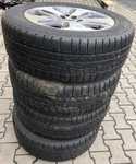 Alu kola originál HYUNDAI 7x18“ ET41, 5x114.3x67 a Nokian WR G2 235/60 R18 107V XL 30%