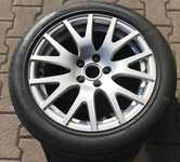 Alu kolo originál AUDI 8.5x17" ET50 5x112x57 a Pirelli Cinturato P7 245/45 R17 95W 20%