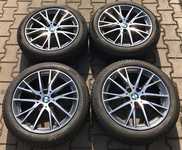 Alu kolo originál BMW 7x17" ET47 5x112x66.5 a Pirelli Winter 210 Snowcontrol III 195/55 R17 92H * 80% + čidla tlaku TPMS