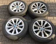 Alu kolo originál BMW 8x17" ET30, 5x120x72.5 a Bridgestone Blizzak LM-32 225/55 R17 97H * RFT 40%