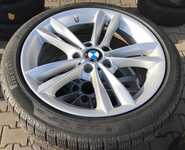 Alu kolo originál BMW 8x18" ET34, 5x120x72.5 a Pirelli Winter 240 SottoZero II 225/45 R18 95V XL * RFT 80% + čidla tlaku TPMS