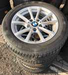 Alu kolo originál BMW 7x16" ET31, 5x120x72.5 a Continental WinterContact TS 830 P 205/60 R16 92H * RUNFLAT 40% 