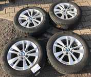 Alu kolo originál BMW 7x16" ET52, 5x112x66.5 a Continental WinterContact TS 830 P 205/60 R16 92H * RUNFLAT 90% + čidla tlaku TPMS