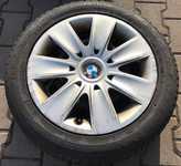 Plechový disk BMW KFZ 8345 7Jx16" 5x120x72,5 ET34 a Goodyear UltraGrip 7 + 205/55 R16 91H * 70% + Poklice