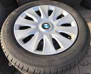 Plechový disk BMW KFZ 9557 7Jx16" 5x120x72,5 ET31 a Continental WinterContact TS 830 P 205/60 R16 92H * RUNFLAT 70% + Poklice + čidla tlaku TPMS