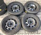 Plechový disk BMW KFZ 9244 6,5Jx16" 5x120x72,5 ET33 a Continental WinterContact TS 830 P 195/55 R16 87H * 90% + čidla tlaku TPMS + Poklice