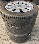 Plechový disk BMW KFZ 9244 6,5Jx16" 5x120x72,5 ET33 a Continental WinterContact TS 830 P 195/55 R16 87H * 90% + čidla tlaku TPMS + Poklice