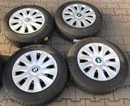 Plechový disk KFZ 7502 7Jx16 5x112x66,5 ET47 a Continental WinterContact TS 830 P 195/65 R16 92H * 60% + čidla tlaku TPMS + Poklice