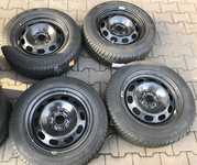 Plechový disk KFZ 7502 7Jx16 5x112x66,5 ET47 a Continental WinterContact TS 830 P 195/65 R16 92H * 60% + čidla tlaku TPMS + Poklice