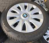 Plechový disk BMW KFZ 9244 6,5Jx16" 5x120x72,5 ET33 a Goodyear UltraGrip 8 195/55 R16 87H * 30% + čidla tlaku TPMS + Poklice