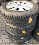 Plechový disk BMW KFZ 9557 7Jx16" 5x120x72,5 ET31 a Bridgestone Blizzak LM001 205/60 R16 92H * RUNFLAT 90% + Poklice