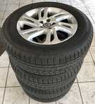 Alu kolo originál VOLVO 7.5x17" 5x108x63.3 ET55 a Falken Eurowinter HS-439 235/65 R17 108H XL 90%