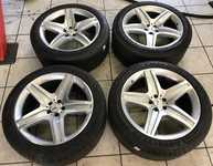 Alu kolo originál MERCEDES AMG 5x112x66.5, 10x21" ET37 a Goodyear Eagle F1 Asym 2 SUV 285/40 R21 109Y XL 40%