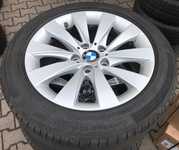 Alu kolo originál BMW 7.5x17" ET37, 5x120x72.5 a Continental SportContact 5 225/50 R17 94W RFT *  80% + čidla tlaku TPMS