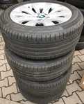 Alu kolo originál BMW 7.5x17" ET37, 5x120x72.5 a Continental SportContact 5 225/50 R17 94W RFT *  80% + čidla tlaku TPMS