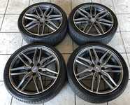 Alu kola MSW 8x18“ ET48, 5x112x66.5 a Saetta Touring 2 225/40 R18 92Y XL 95%