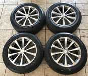 Alu kolo originál MERCEDES 7.5x17" 5x112x66.5 ET40 a Nexen Winguard Sport 225/55 R17 101V 40%