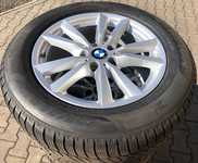 Alu kolo originál BMW X5 5x120x74 8.5x18" ET48 a Pirelli Scorpion Winter 255/55 R18 109H RFT * 30% + čidla tlaku TPMS