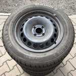 Plechový disk KFZ 8932 6Jx15 4x100x60 ET40 a Barum Polaris 5 185/65 R15 88T 95% + Poklice