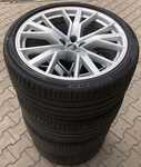 Alu kolo originál AUDI RS6 9.5x21" ET25, 5x112x66.5 a Continental ContiSportContact 5P 285/30 R21 100Y FR XL RO1 99%