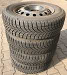 Plechový disk KFZ 8077 5,5Jx15 5x114,3x67 ET47 a Saetta Winter 195/65 R15 91T 95%