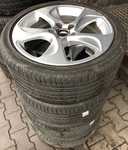 Alu kolo originál AUDI 7.5x18" ET51 5x112x57 a Saetta Touring 2 225/40 R18 92Y XL 70%