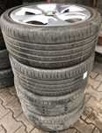 Alu kolo originál AUDI 7.5x18" ET51 5x112x57 a Saetta Touring 2 225/40 R18 92Y XL 70%