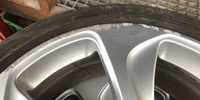 Alu kolo originál AUDI 7.5x18" ET51 5x112x57 a Saetta Touring 2 225/40 R18 92Y XL 70%