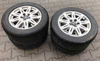 Alu kolo originál VOLVO 7x16" 5x108x63.3 ET49 a Kormoran SNOW 215/55 R16 97H XL 90% a Zeetex S200 215/55 R16 97V XL 70%