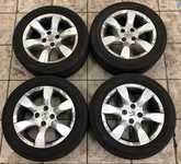 Alu kolo originál PEUGEOT 6.5x16" 4x108x65 ET31 a Continental ContiSportContact 2 205/55 R16 91W 20%