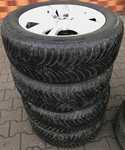 Alu kolo originál ŠKODA 7x17“ ET45, 5x112x57 a Falken EuroAll Season AS210 215/55 R17 98V XL 80%